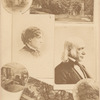 Alcott : 1. A. Bronson Alcott ; 2. Louisa M. Alcott ; 3. Summer School of Philosophy ; 4. Summer School of Philosophy (general view) ; 5. Alcott House (front view) ; 6. Alcott House (side view) ; 7. Mrs. Alcott in study.