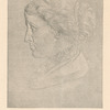 Louisa May Alcott; Walton Ricketson, sculp.; Book News Portraits, number 17, volume 5, number 55, March, 1887.