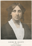 Louisa M. Alcott, author of 'Little Women'.