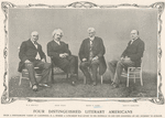 Four distinguished literary Americans : W. D. Howells, Mark Twain, Henry M. Alden, and Mayo W. Hazeltine