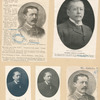 A sheet with five portraits of Thomas Bailey Aldrich.