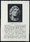 Marble head of Alexander the Great. Found at Ptolemais, in Egypt ; recently acquired by the Museum of Fine Arts, Boston.