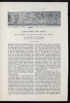 Alexander the Great, his victories in Thrace, Illyria and Greece : part of Thorwaldsen's 'Triumph of Alexander,' a frieze in the Villa Carlotta, Lake Como, Italy [from 'The Century Magazine,' December 1898].