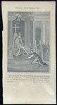 Pope Alexander III compels Frederic l'Emperor of Germany, to kiss his great toe. This triumph of the Beast opened the way for that humiliation which will ultimately result in his ruin