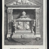 Monument to the two Spanish popes in the monastery at Monserrat.