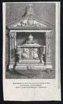 Monument to the two Spanish popes in the monastery at Monserrat.
