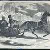 The Emperor Alexander II of Russia in the streets of St. Petersburg.