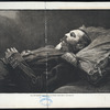 The late Emperor Alexander II. of Russia after death.
