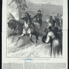 The late Emperor Alexander II. riding in a sledge through St. Petersburg.