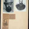 A sheet with three portraits of Alexander III.