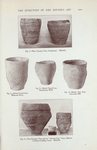 Vessels from the ancient British barrows: Fig. 1-5. (Illustrations to the T. Sheppard's article.)