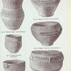 Vessels from the ancient British barrows: Fig. 14-19. Bronze Age. (Illustrations to the T. Sheppard's article.)