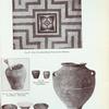Fig. 26. Vase with humerus of pig, From Kilham. (Iron Age); Fig. 27. Part of tessellated Roman pavement from Harpham; Fig. 30. Romano-British vases from Kilnsea; Fig. 28. Roman pottery from Kilnsea; Fig. 29. Late Celtic vase, found near Hull. (Illustrations to the T. Sheppard's article.)