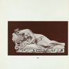 513. Figure of sleeping Lucretia (nude) on recrangular base, in form of couch having head of man at end. Lettered "Lucretia" on front. H. 3-1/2", L. 10".