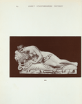 513. Figure of sleeping Lucretia (nude) on recrangular base, in form of couch having head of man at end. Lettered "Lucretia" on front. H. 3-1/2", L. 10".