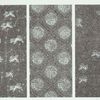 Three designs used for the ornamentation of the fine deer-skin leather made at Tokio.