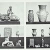 1. Figure of a Sennen, L. 23 in. (In the possession of G.E. Schultz, Esq.); 2. Vases (a,b), H. 9-1/2 in. and 13 in., Figure of Buddha, H. 101/2 in.; 3. Figure of Hotei (13 in.), Screen (9-3/4 in.), Perfume burners (a,b), Lion (10-1/2 in.), Perfume burner (H. 6 in.); 4. Vase, Vases, Flower pot, Lion, Candlestick, Perfume burner, Figure. (In the the possession of James L. Bowes, Esq.)