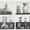 1. Figure of a Sennen, L. 23 in. (In the possession of G.E. Schultz, Esq.); 2. Vases (a,b), H. 9-1/2 in. and 13 in., Figure of Buddha, H. 101/2 in.; 3. Figure of Hotei (13 in.), Screen (9-3/4 in.), Perfume burners (a,b), Lion (10-1/2 in.), Perfume burner (H. 6 in.); 4. Vase, Vases, Flower pot, Lion, Candlestick, Perfume burner, Figure. (In the the possession of James L. Bowes, Esq.)