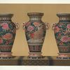 Three vases, H. of side vases 19-1/4 in., of centre vase, 20 inches. (In the possession of Joseph Beck, Esq.)