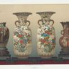 Pair of large vases, H. 23-1/2 in. (Lieut.-Colonel J. Pilkington); Pair of vases, (left: 12 in., right: 13 in.) (James L. Bowes, Esq.)