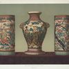 Cylindrical flower jars, H. 11-3/4 in. (James L. Bowes, Esq.); Vase, H. 11 in. ( Val. C. Prinsep, Esq.)