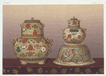 Large hibatchi (H. 14 in.), Small hibatchi (H. 8-1/4 in.), Basin (D. 12-1/4 in.),  (James L. Bowes, Esq.).