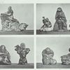 1. Figure of a Sennen (H. 12-1/2 in.); 2. Figure of Daikoku H. 7 in.), Figure of a Sennen (H. 12 in.), Figure of Shoiki (H. 6 in.); 3. Figure of Toshi-Toku (H. 9-1/2 in.), Figure of Girogin (H. 10 in.); 4. Figure of Gama-Sennen (H. 8-1/2 in.), Figure of a Lion (H. 9-1/2 in.). (In the possesion of James L. Bowes, Esq.)