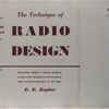 The technique of radio design.