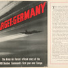 Target: Germany; the Army air forces' official story of the VIII bomber command's first year over Europe.