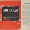 Guerrilla, a novel.