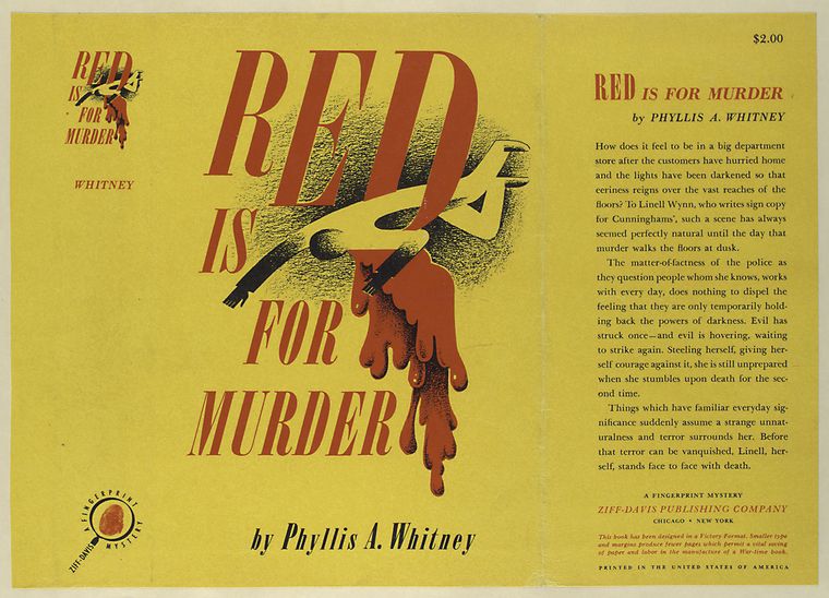 Red is for murder. - NYPL Digital Collections