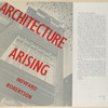 Architecture arising.