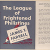 The league of frightened Philistines.