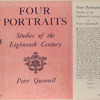Four portraits : studies of the eighteenth century.