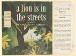 A lion is in the streets, a novel.