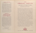 The profane virtues ...