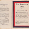 The future of Israel.