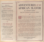 Adventures of an African slaver.