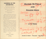 Manuel de Falla and Spanish music.