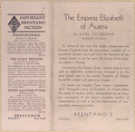 The Empress Elizabeth of Austria.