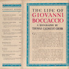 The life of Giovanni Boccaccio.