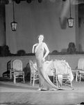 Lynn Fontanne as Jennifer Dubedat in the "Doctor's dilemma." Theatre Guild Production, 1927. (Dress designed by Aline Bernstein.)