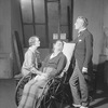 Lynn Fontanne, Alfred Lunt (in chair) and Baliol Holloway in the "Doctor's dilemma."