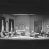 Scene designed by Jo Mielziner for Shaw's "Doctor's dilemma", NYC, 1927. Theatre Guild Production.