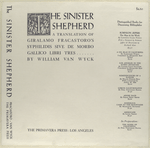 The sinister shepherd: a translation of Girolamo Fracastoro's      Syphilidis; sive, De morbo gallico libri tres by William Van Wyck.