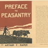 Preface to peasantry