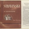 Stravinsky: an autobiography