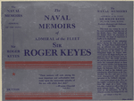 The naval memoirs of Admiral of the fleet Sir Roger Keyes.