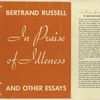 In praise of idleness and other essays