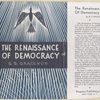The renaissance of democracy